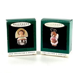 Hallmark Miniature Ornaments Angels Collector Series 1995 1996